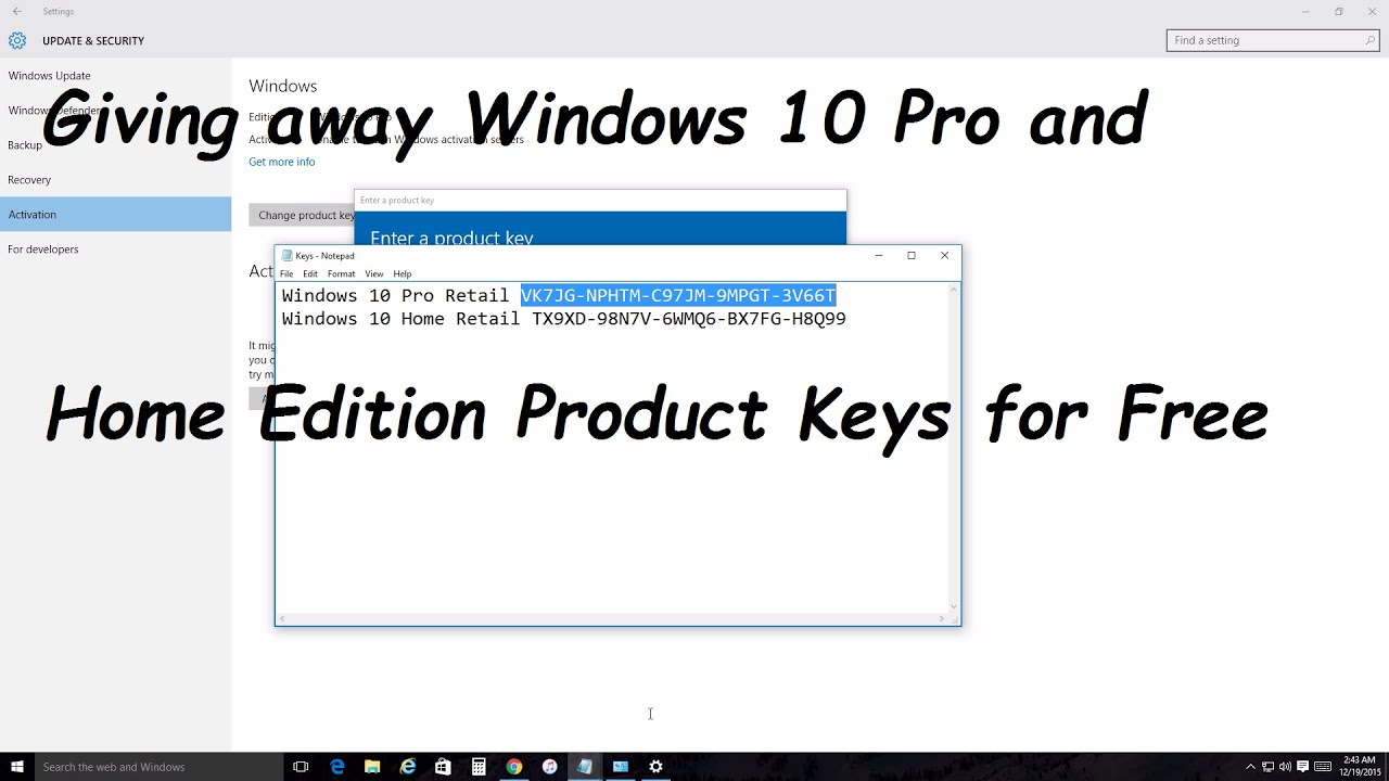 Windows 10 pro serial key/windows 10 professional product key generator reviews