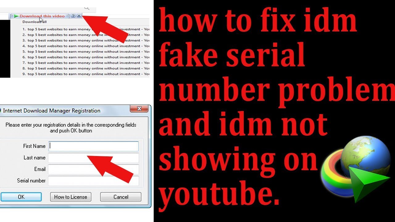 Idm fake serial key problems fix for all versions free